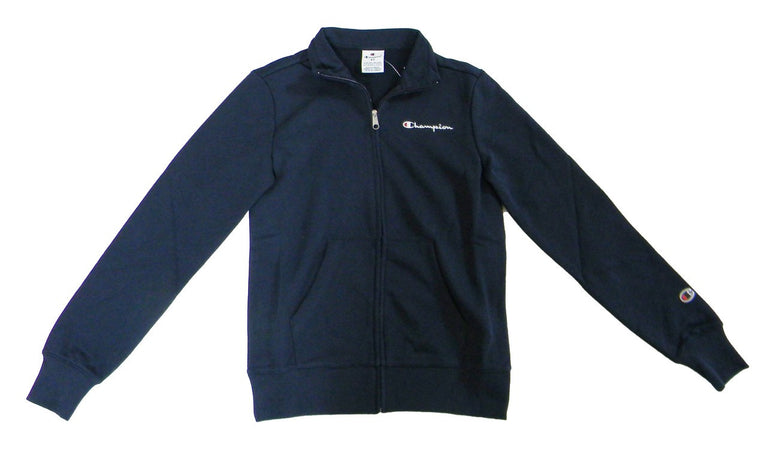 Champion FULL ZIP SWEATSHIRT Heavy Soft Compact Spring Poly Terry Donna Blu Navi