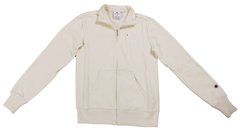 Champion FULL ZIP SWEATSHIRT Heavy Soft Compact Spring Poly Terry Donna Naturale