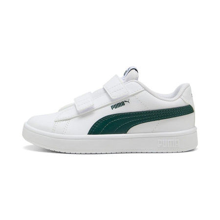 Puma Rickie Classic V PS 394253 - Sneaker per bambini, colore: Puma White/Dark Myrtile