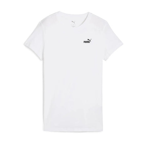 PUMA Ess Small Logo Tee, Maglietta Unisex, Puma White