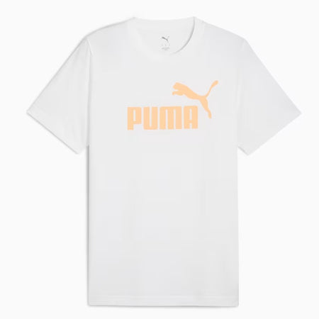 Puma Ess Logo Tee T-shirt, Puma White, Unisex - Adulto