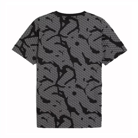 PUMA T-Shirt Uomo Ess+Logo Lab AOP Tee 684668 (Nero)