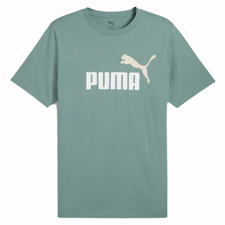PUMA Ess No. 1 Logo Tee Magliette, Green Moon, Unisex-Adulto