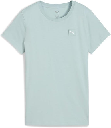 PUMA Ess Elevated Rib Tee, Magliette Unisex - Adulto, Modern Mint