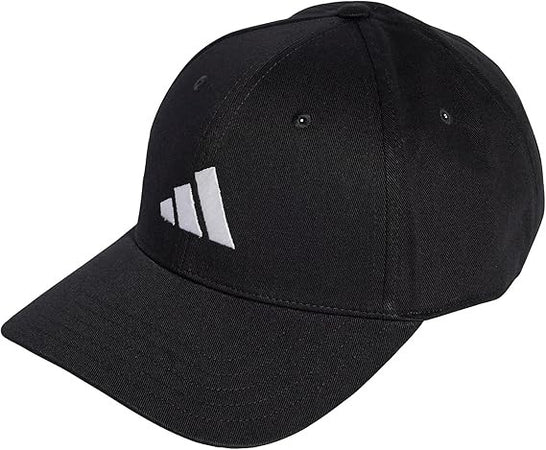 adidas Unisex - Adulto Baseball cap Cotton New Logo, Black/White