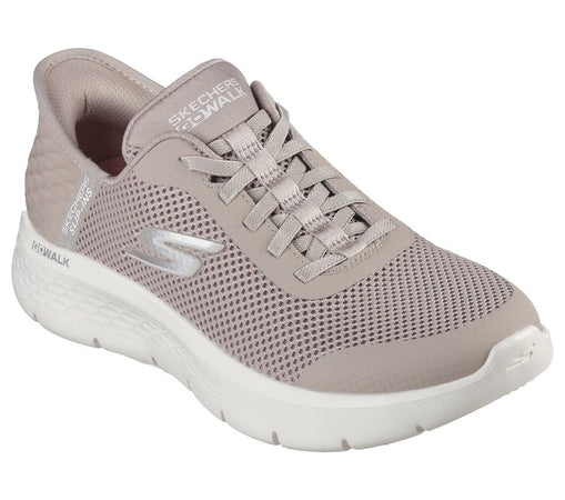 Skechers Sneaker da Donna Hands Free Slip-ins Go Walk Flex-Grand Entrance, Beige TPE