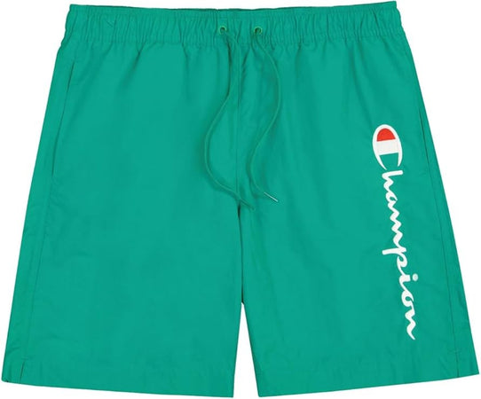Champion BEACHSHORT Crinckle Taslon Water Repellent gr.125 Uomo Verde