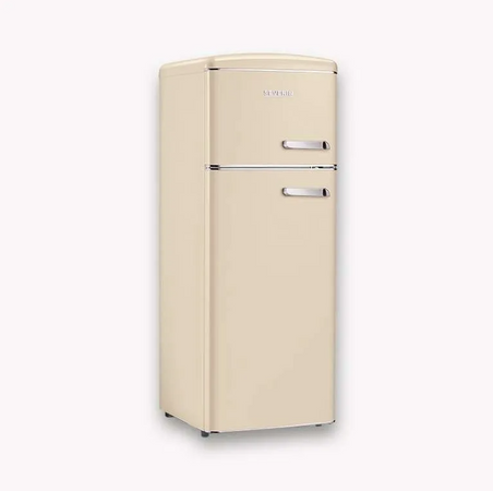 Frigorifero Retrò doppia porta Severin Crema RKG 8903 Apertura porta a SX