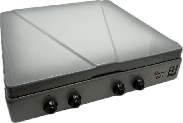 Fornello 4 fuochi a Gas con Valvola di Sicurezza Gpl Grigio Sfumato mod. 542SSFG