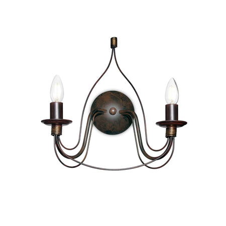 Lampada Da Parete CORTE AP2 RUGGINE