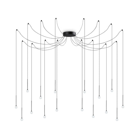 Lampada A Sospensione LUCCIOLA SP16 NERO