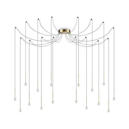 Lampada A Sospensione LUCCIOLA SP16 OTTONE