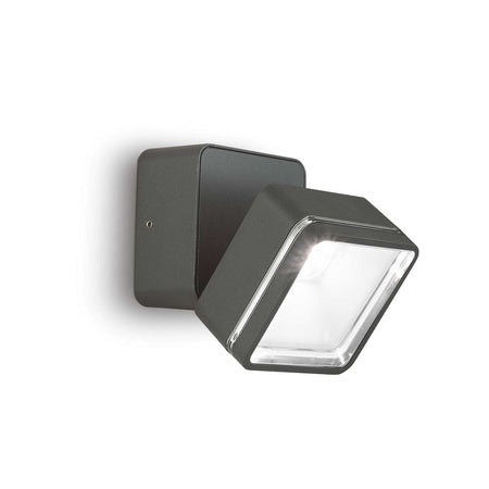 Lampada Da Parete OMEGA AP SQUARE ANTRACITE 4000K