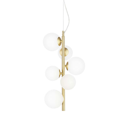 Lampada A Sospensione PERLAGE SP6 OTTONE