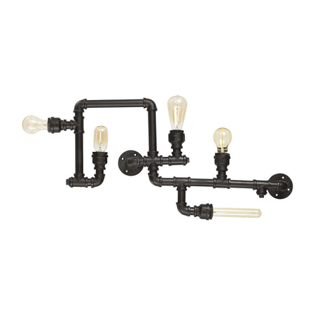 Lampada Da Soffitto PLUMBER PL5 NERO