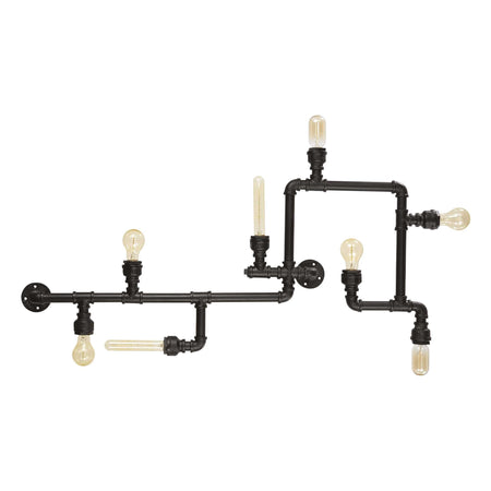 Lampada Da Soffitto PLUMBER PL8 NERO