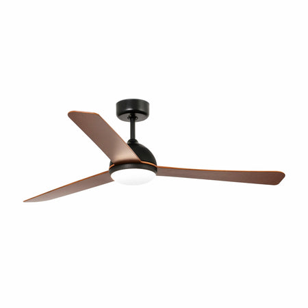 GRID LED Ventilatore da soffito nero con motore DC
