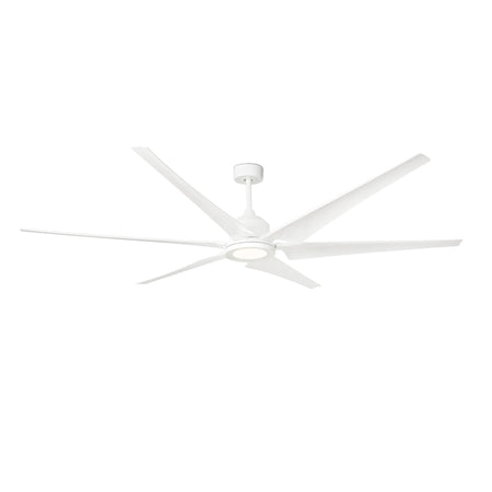 CIES LED Ventilatore da soffito bianco con motore DC