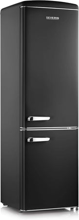 Frigorifero Retrò doppia porta combinato Severin Nero RKG 8918
