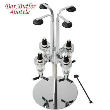 Portabottiglie Spillatore Dosatore Tavolo 4 posti per Birra e Bevande Alcoliche
