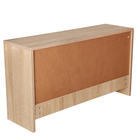 Scarpiera Bassa in Legno Mobile Salvaspazio 90.5x12.5 H46cm Oak 8Paia di Scarpe