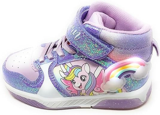 Scarpe unicorno con luci Alte dal 24 al 31