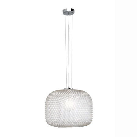 Lampadario a sospensione Sferica Trasparente 1Xe27 40X150X10Cm