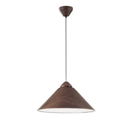 Lampadario a sospensione Marrone/Bianca 1Xe27 49X25X183,5Cm