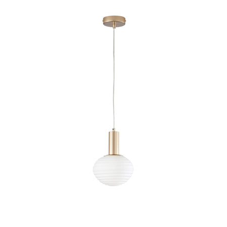 Lampadario a Sospensione Oro 1Xe27 10X18X150Cm