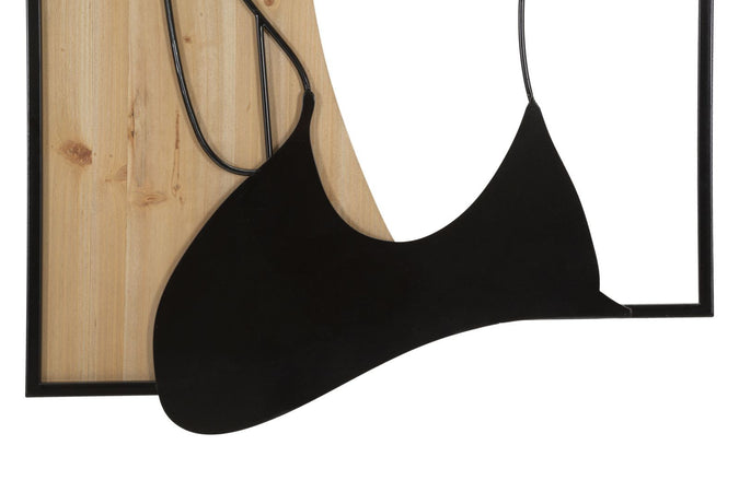 Pannello Da Muro Beauty Ferro E Wood 60X2X90
