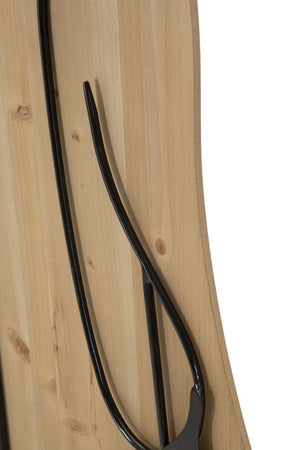 Pannello Da Muro Beauty Ferro E Wood 60X2X90