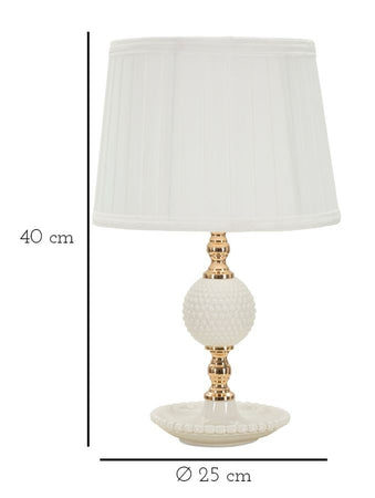 Lampada Da Comodino Napoli Cm Ø 25X40