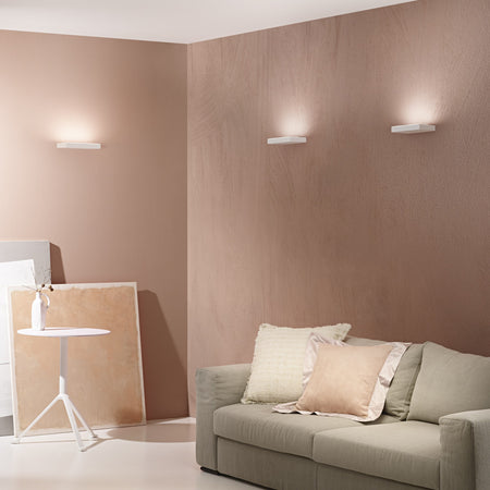 Applique Led in metallo con potenza selezionabile cct Bianco 24x15x3,5cm