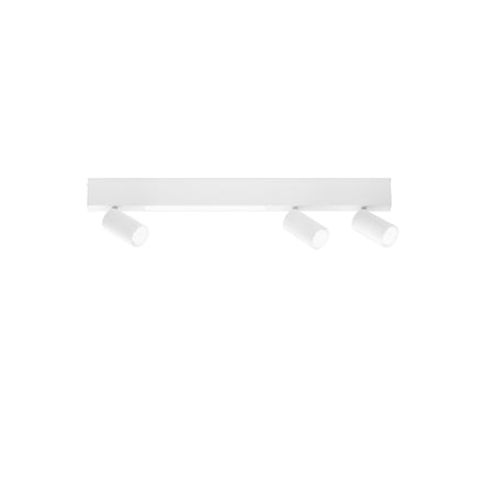 Applique struttura in metallo uno o più punti luce cct Bianco GU10 + Led 70X3X7 cm