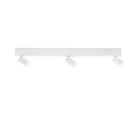 Applique struttura in metallo uno o più punti luce cct Bianco GU10 + Led 90X3X7 cm