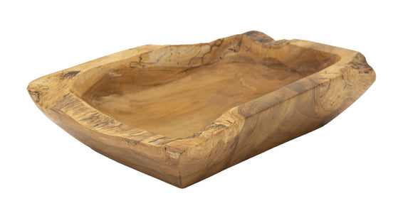 S/TASCHE KUTAK IN TEAK RIC.CM 25X19X7 (PEZZI UNICI - NON RIP. IN SERIE)