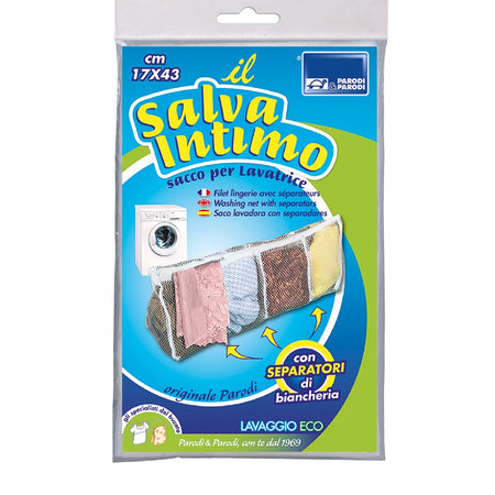 Salva Intimo Lavatrice Sacco per Proteggere il Bucato Salvaguardia la Forma 17x43cm