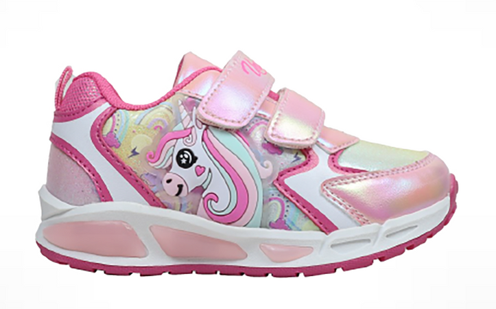 Scarpe unicorno con luci dal 24 al 31rosa