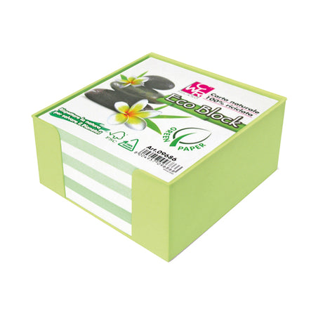 Box Colorato C/Foglietti Carta 100 Riciclata 10X10X5Cm Ikona+