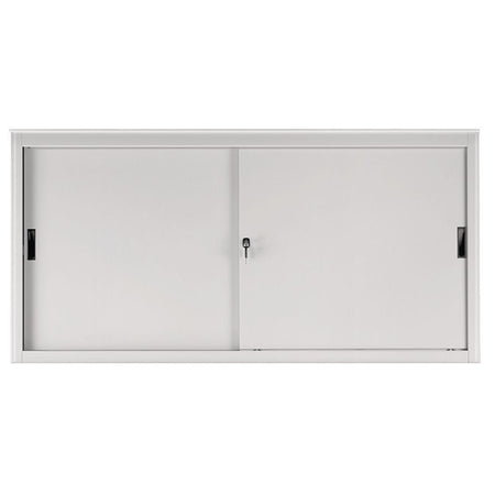 Sopralzo con ante scorrevoli in metallo verniciato in vari colori cm. 180x60x85h