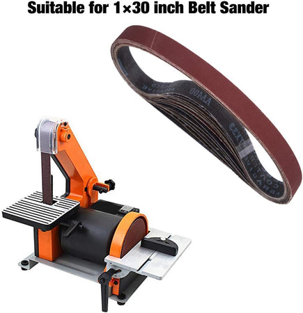 Nastri per smerigliatore, confezione da 3 nastri con grane assortite