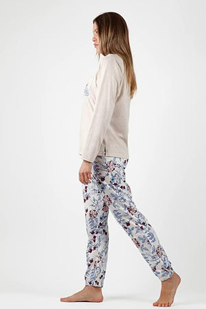 Admas Pigiama da Donna in Caldo Cotone e Viscosa 56184 S32 - Passarelli Biancheria