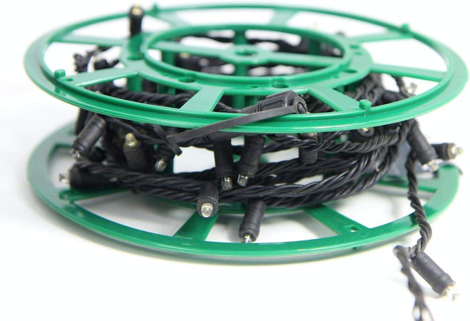 Custodia per stoccaggio invernale luci a led Natalizie color verde in PVC da 20 cm