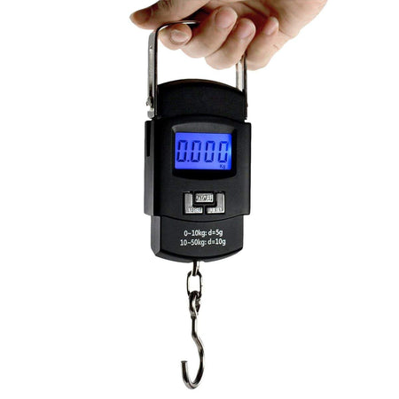 Bilancia digitale portatile per uso domestico con portata massima di kg 50