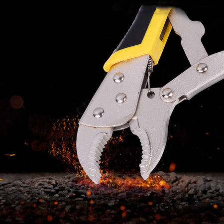 Pinza regolabile "Tipo Grip" in acciaio nichelato