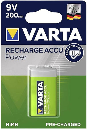 VARTA - PILA 9 VOLT RICARICABILE X1 (200 MAH)