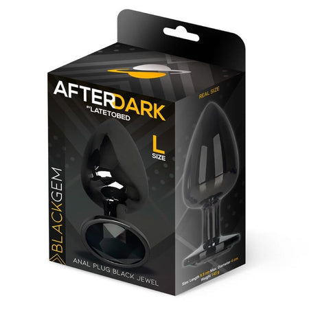 Afterdark Plug Anale Taglia L Black Gem