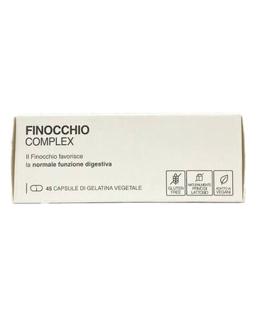 Finocchio complex 45 caps. con Anice, Ananas, Melissa, Carvi, Angelica per la normale eliminazione dei gas intestinali