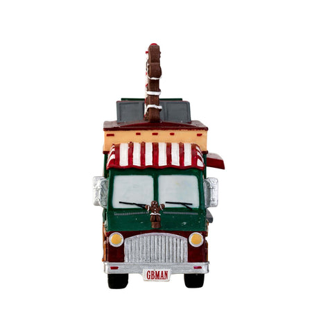 L'uomo "Pan di Zenzero", edificio per villaggio di Natale in poliresina