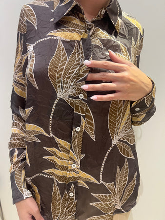 Camicia Facella raso chiffon stamp